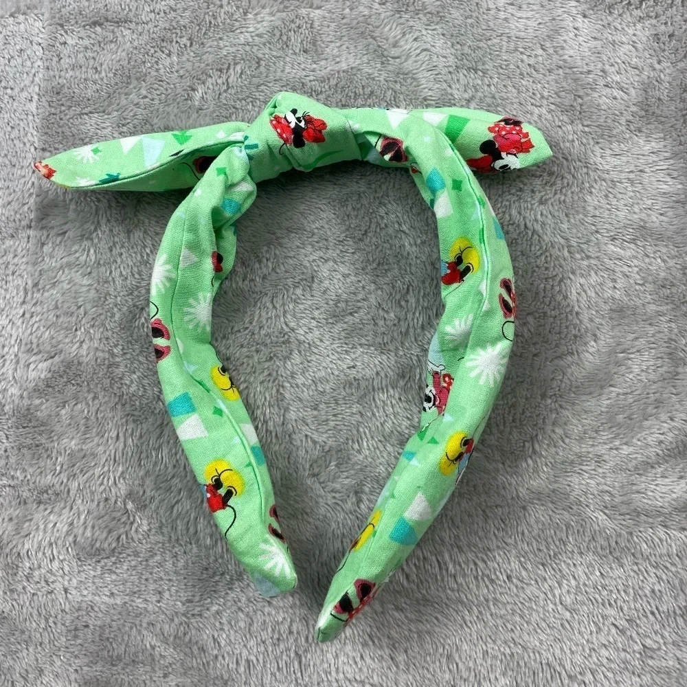 Disney Mickey and Minnie Mouse Top Knot Headband Adult Size